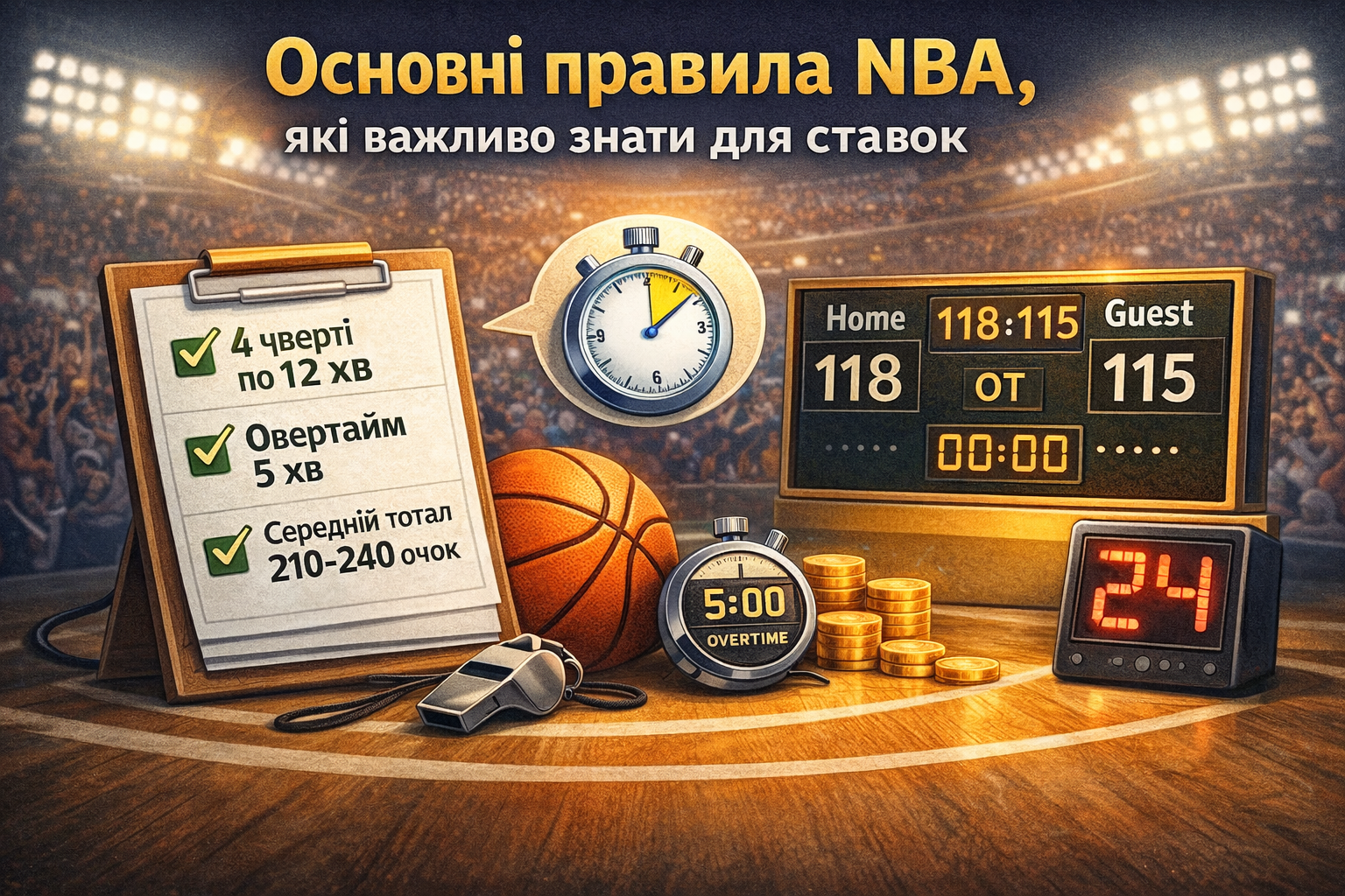 Основні правила NBA